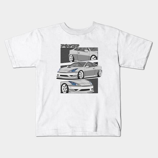 Toyota Celica Kids T-Shirt by Rebellion Store